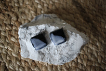 Load image into Gallery viewer, Black &amp; White Square Earrings
