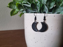 Load image into Gallery viewer, Sparkly Moon Earrings