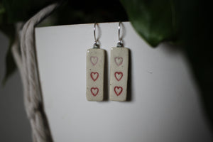 Ombre Hearts Earrings