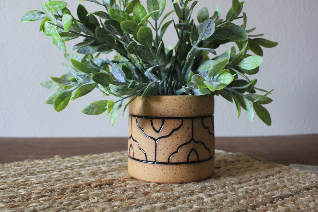 Carved Mini Planter