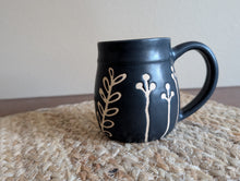 Load image into Gallery viewer, Mug - Black Botanical