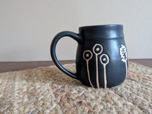 Load image into Gallery viewer, Mug - Black Botanical