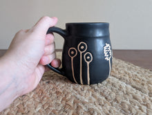Load image into Gallery viewer, Mug - Black Botanical