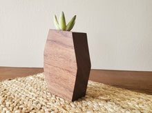 Load image into Gallery viewer, Geometric Walnut Air Planter