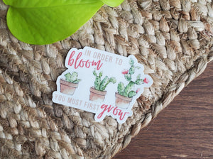 Grow & Bloom Sticker