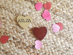 Luv Ya Bunches/Red Heart Magnet Set